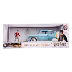 Harry Potter Vehículo 1/24 Hollywood Rides 1959 Ford Anglia con Figura