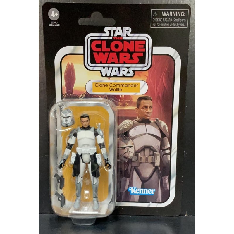 Clone Commander Wolffe VC 168 SW: The Clone Wars figura 9,5 cm