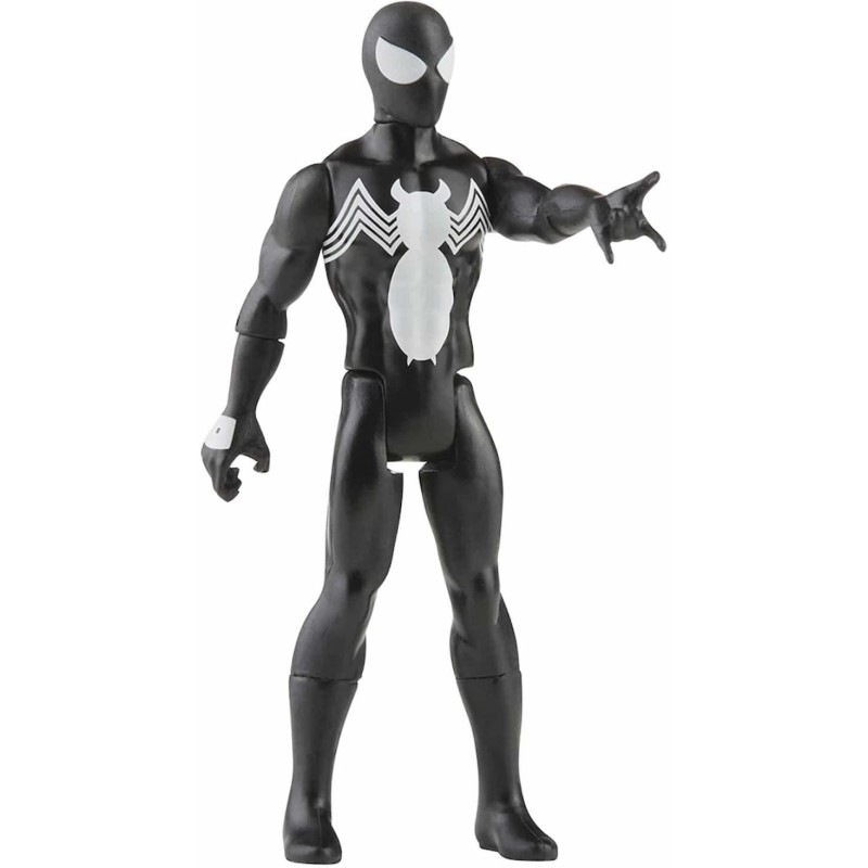 Figura Spider-Man (traje simbionte) 9,5 cm Marvel Legends Retro (F2672)