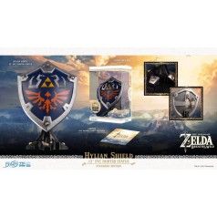 Escudo Hylian The Legend of Zelda: Breath of Wild Standard Edition. Estatua 26 cm