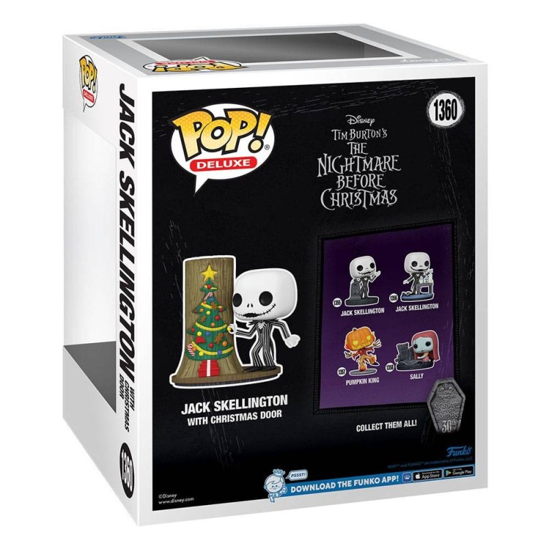 Funko POP! 1360 Jack Skellington with christmas door (Pesadilla antes de navidad)