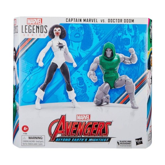 Captain Marvel vs. Doctor Doom Marvel Legends Avengers: Beyond Earth's Mightiest figura 15 cm