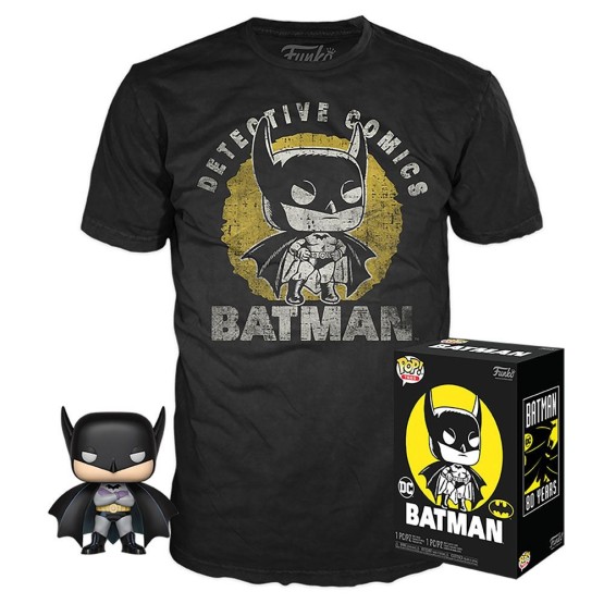 Batman POP! Tees figura y camiseta Talla L