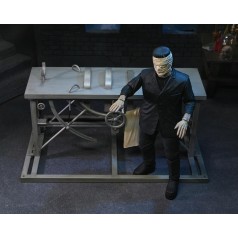 Mesa de Laboratorio Frankenstein Universal Monsters Neca Pack Accesorios 25 cm