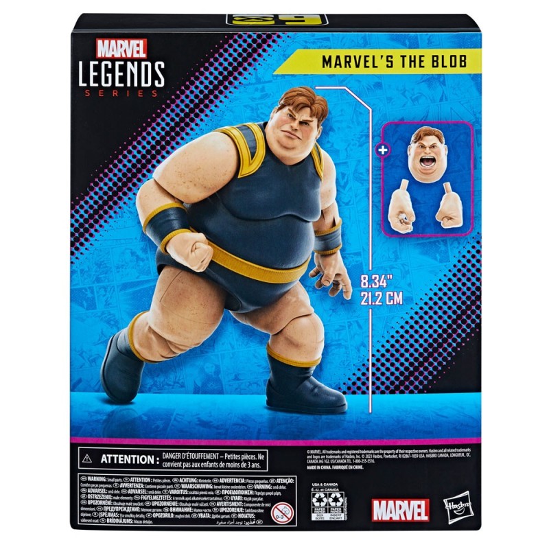 The Blob Marvel Legends  60th Anniversary X-Men figura 15 cm