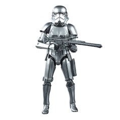 Stormtrooper Carbonized Plateado Th Back Series figura 15 cm