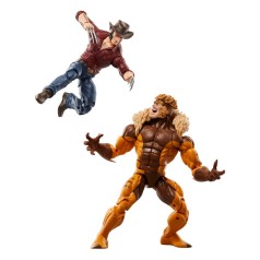 Wolverine & Sabretooth Marvel Legends pack 2 figuras 15 cm