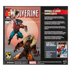 Wolverine & Sabretooth Marvel Legends pack 2 figuras 15 cm