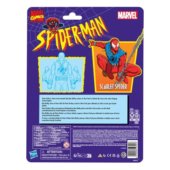 Scarlet Spider Marvel Legends figura 15 cm