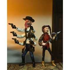 Six-Shooter & jester Ultimate Neca Puppet Master pack 2 figuras 18 cm