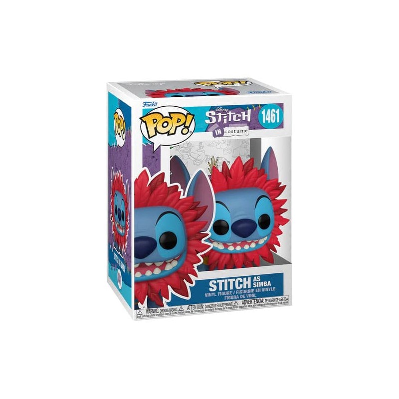 Funko POP! 1461 Stitch as Simba (in costume)