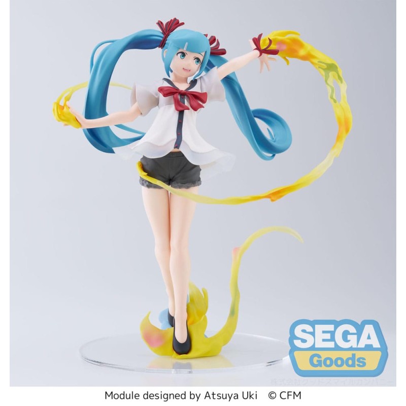 Hatsune Miku Shiny T.R. Project DIVA Mega 39 figura 17 cm