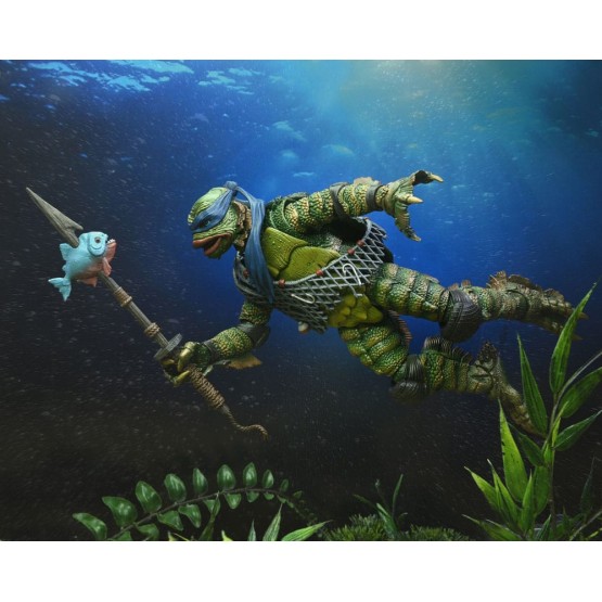 Leonardo as Creature from the Black Laggon Neca Ultimate Universal Monters & TMNT figura 20 cm