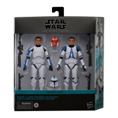 Phase I Clone Trooper Lieutenant & 332 Ahsoka Clone Trooper The Black Series SW: Ahsoka figura 15 cm