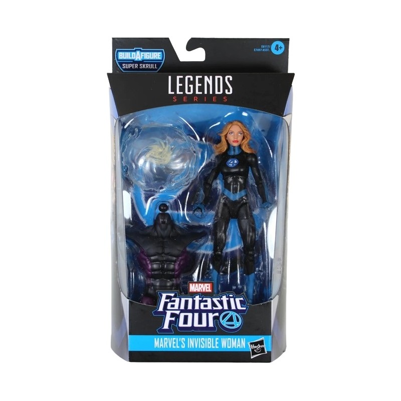 Invisible Woman Marvel Legends Fantastic Four BAF Super Skrull figura 15 cm