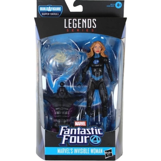 Invisible Woman Marvel Legends Fantastic Four BAF Super Skrull figura 15 cm