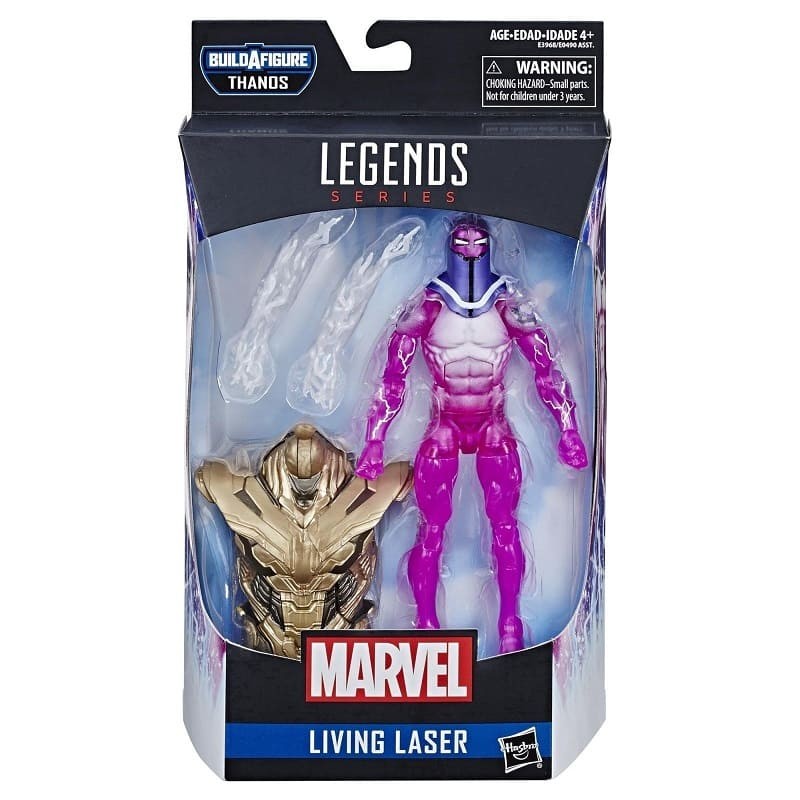 Living Laser Marvel Legends BAF Thanos figura 15 cm