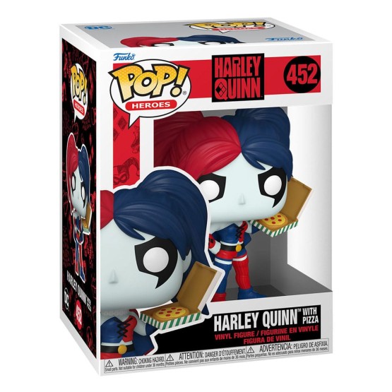 Funko POP! 452 Harley Quinn with pizza (DC Comic)