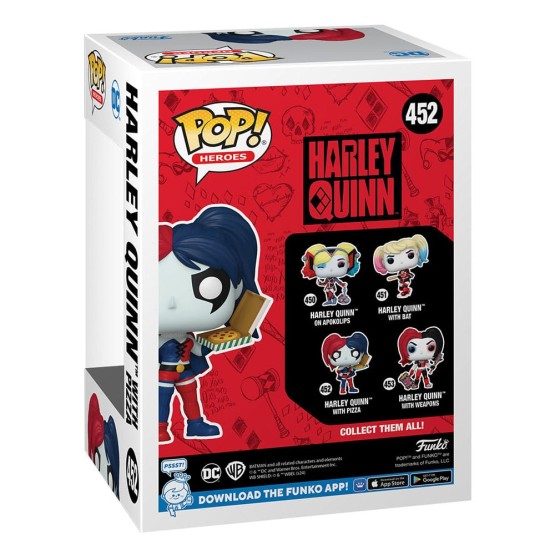 Funko POP! 452 Harley Quinn with pizza (DC Comic)