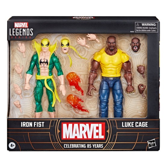 Iron Fist & Luke Cage Marvel Legends Celebrating 85 years pack 2 figuras 15 cm