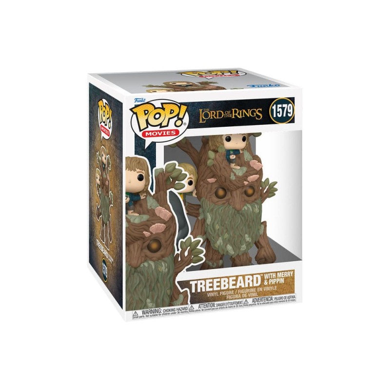 Funko POP! 1579 Treebeard with Merry & Pippin 15 cm (El Señor de los Anilos)