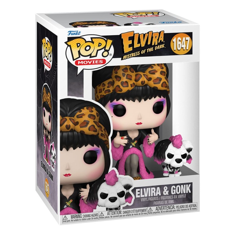 Funko POP! 1647 Elvira & Gonk (Elvira Mistress of the Dark)