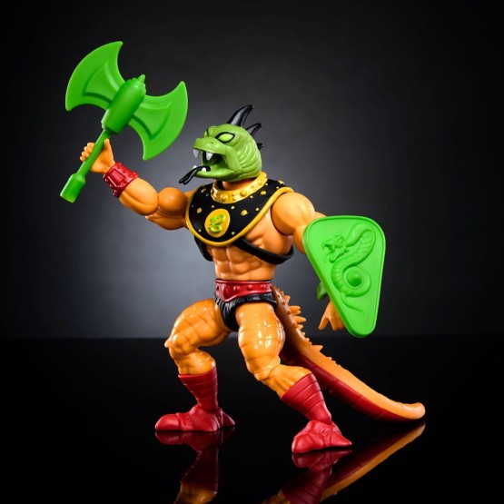 Reptilax MOTU Origins Snake Men Mattel figura 14 cm