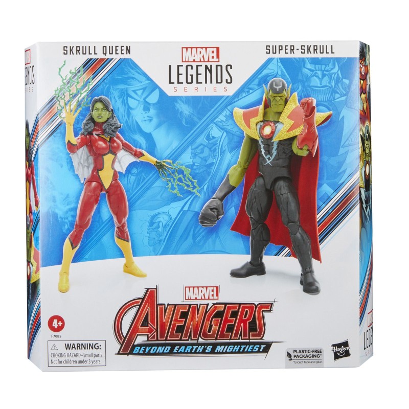 Skrull Queen & Super-Skrull Marvel Legends set 2 figuras 15 cm