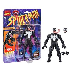 Venom Marvel Legends retro Spider-Man figura 15 cm