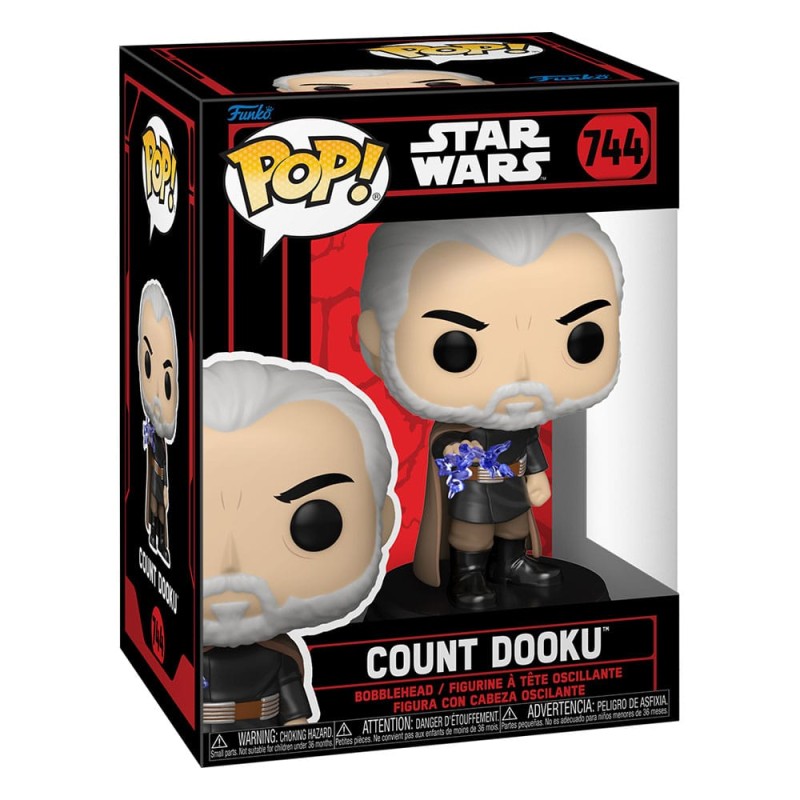 Funko POP! 744 Count Dooku (El ataque de los clones)