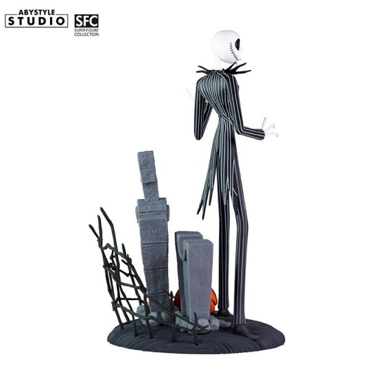 Jack Skellington Scary Smiling face Pesadilla antes de Navidad figura 18 cm SFC 67