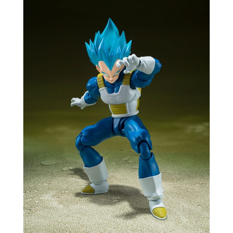 Vegeta S.S God S.S Unwavering Saiyan Pride Dragon Ball Super S.H. Figuarts figura 11 cm