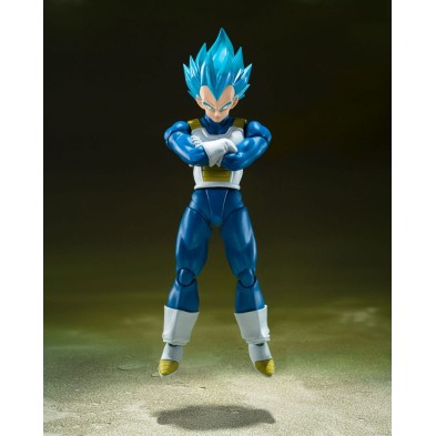 Vegeta S.S God S.S Unwavering Saiyan Pride Dragon Ball Super S.H. Figuarts figura 11 cm