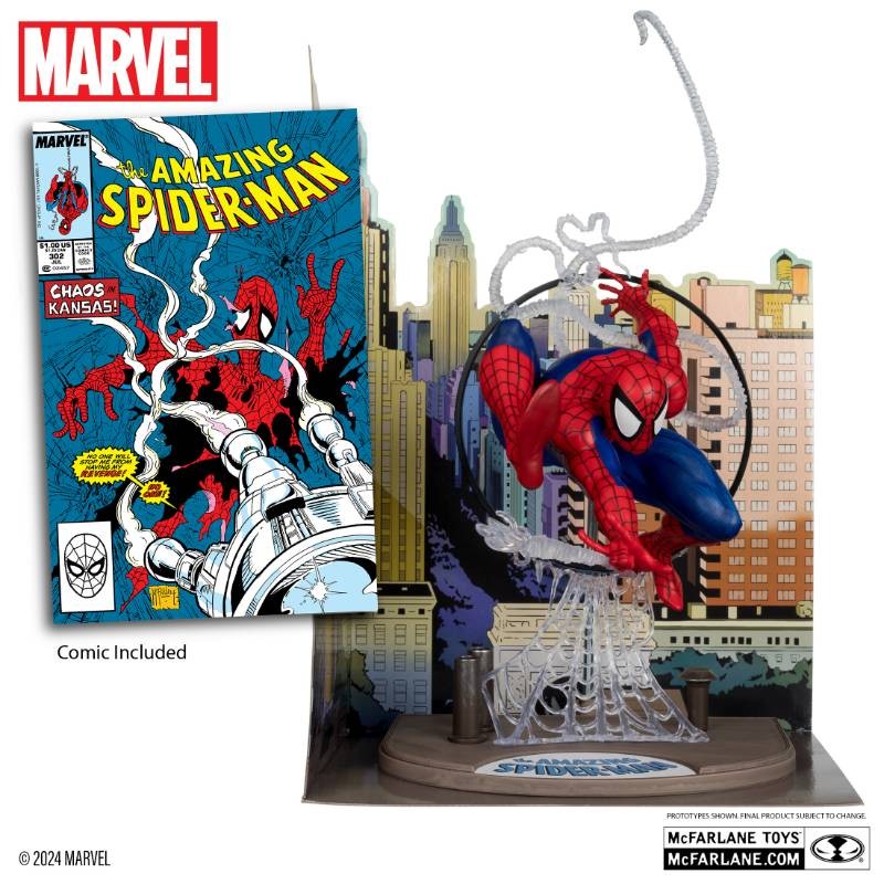 Figura Spider-Man & Cómic escala 1/6 McFarlane (Based on The Amazing Spider-Man 301)