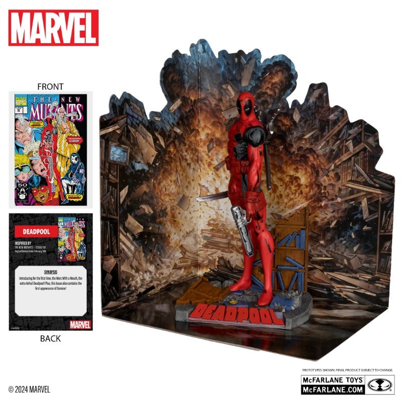 Figura Deadpool & Cómic escala 1/10 McFarlane (Based on The New Mutants 98)