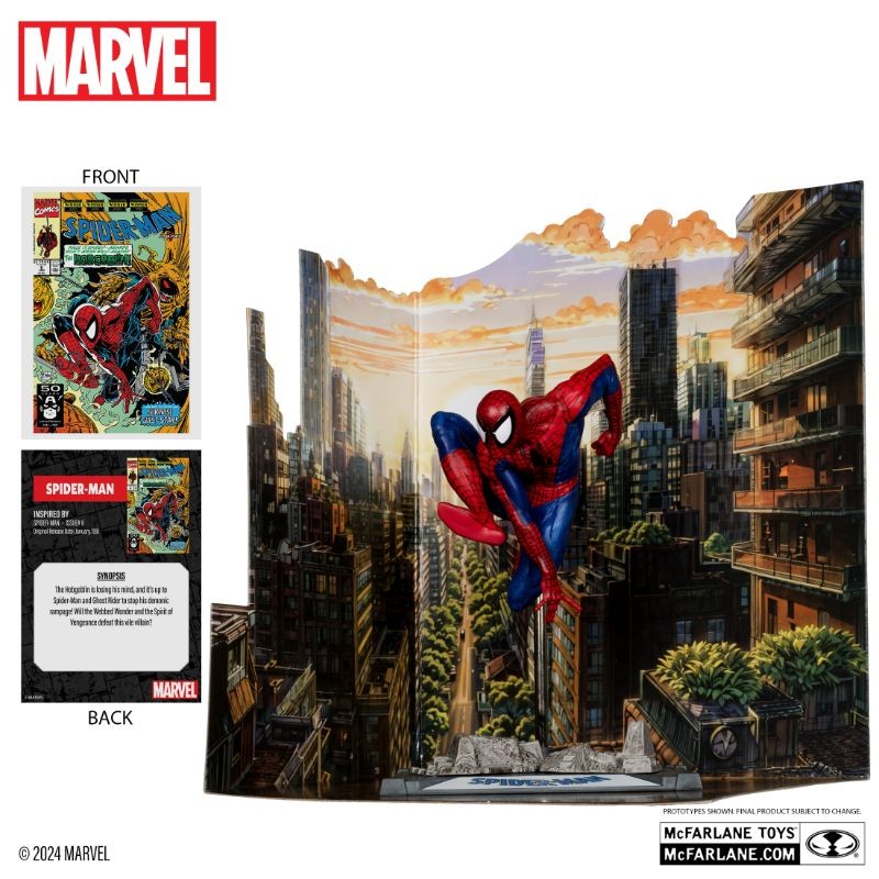 Figura Spider-Man & Cómic escala 1/10 McFarlane (Based on Spider-Man 6)