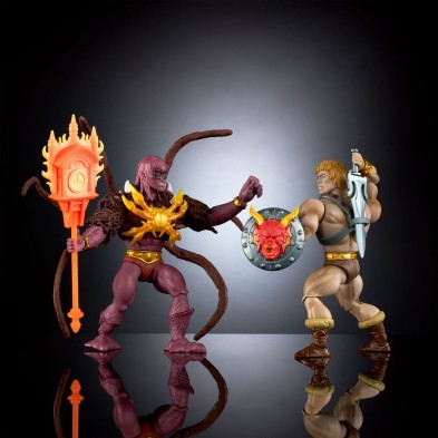 Pack 2 figuras He-man & Vecna 14 cm Master of the Universe X Stranger Things Mattel