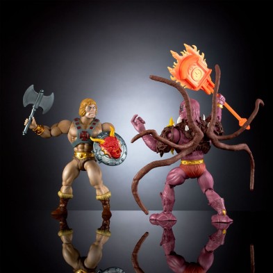 Pack 2 figuras He-man & Vecna 14 cm Master of the Universe X Stranger Things Mattel