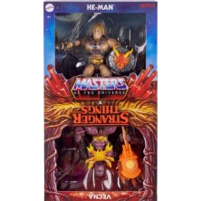 Pack 2 figuras He-man & Vecna 14 cm Master of the Universe X Stranger Things Mattel