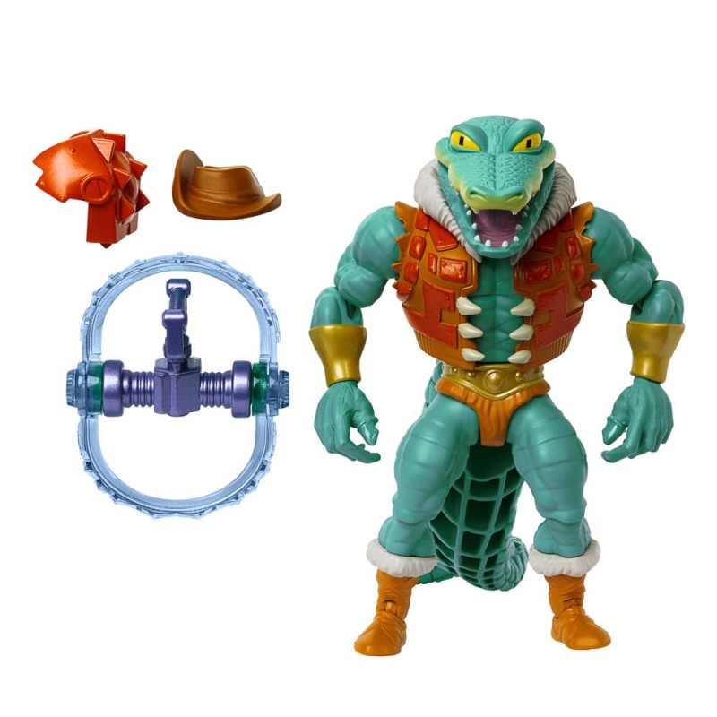 Figura Leatherhead 14 cmTurtles of Grayskull MOTU x TMNT