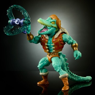 Figura Leatherhead 14 cm Turtles of Grayskull MOTU x TMNT