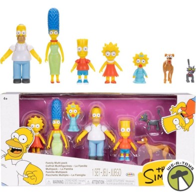 Set 7 figuras Los Simpsons 6 cm