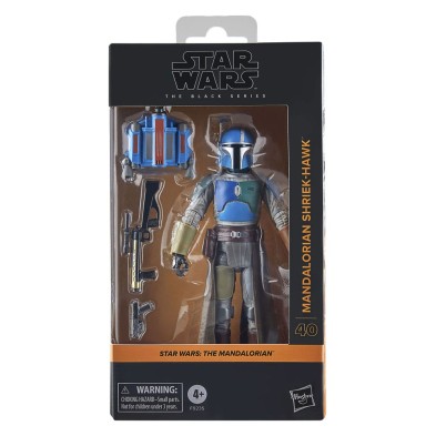 Mandalorian Shriek-Hawk The Black Series 40 SW: The Mandalorian figura 15 cm