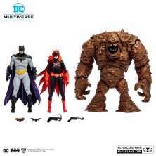 Pack 3 figuras Clayface, Batman & Batwoman 15 cm McFarlane Gold label