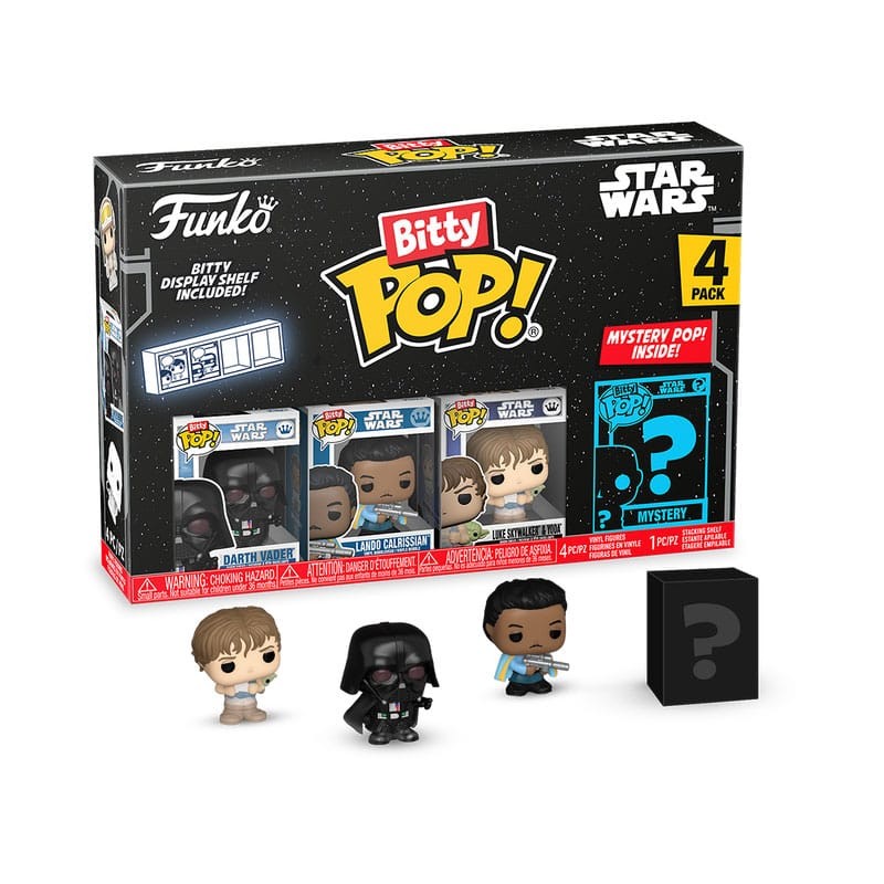 Funko Bitty Pop! Star Wars: El Imperio Contraataca S2 - Pack de 4 Figuras