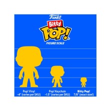 Funko Bitty Pop! Star Wars: El Imperio Contraataca S2 - Pack de 4 Figuras