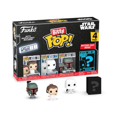 Funko Bitty Pop! Star Wars: El Imperio Contraataca S2 - Pack de 4 Figuras