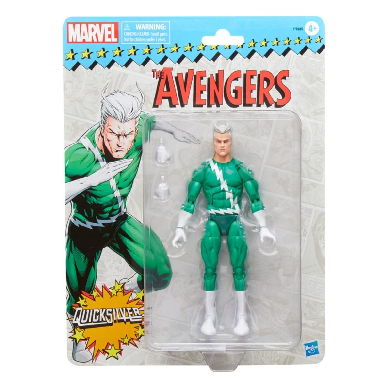 Quicksilver Marvel Legends Retro 18 cm The Avengers Hasbro