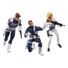 Pack de 3 figuras S.H.I.E.L.D Marvel Legends 15 cm Captain AmericaHasbro