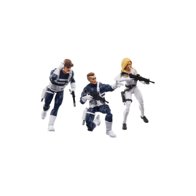 Pack de 3 figuras S.H.I.E.L.D Marvel Legends 15 cm Captain AmericaHasbro